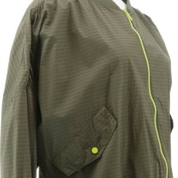 NWT ZUDA FORTITUDE WINDBREAKER BOMBER JACKET OLIVE GREEN XS - Picture 7 of 11